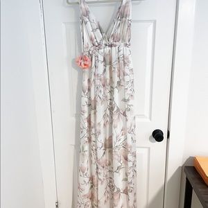 NWT Show Me Your MuMu Forever Vine Ava Maxi Dress Floral Print Size X- Small